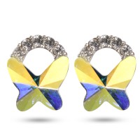 Lootkabazaar Korean Made Swarovski Stud Earring For Women (KHMSSJESS111808)